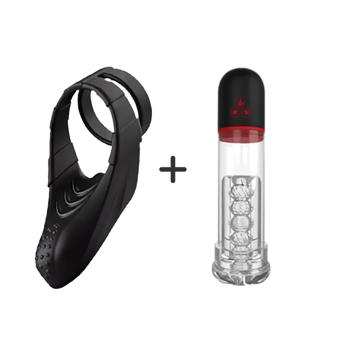 Best 10 Vibrating Dual Penis Ring With Taint Teaser