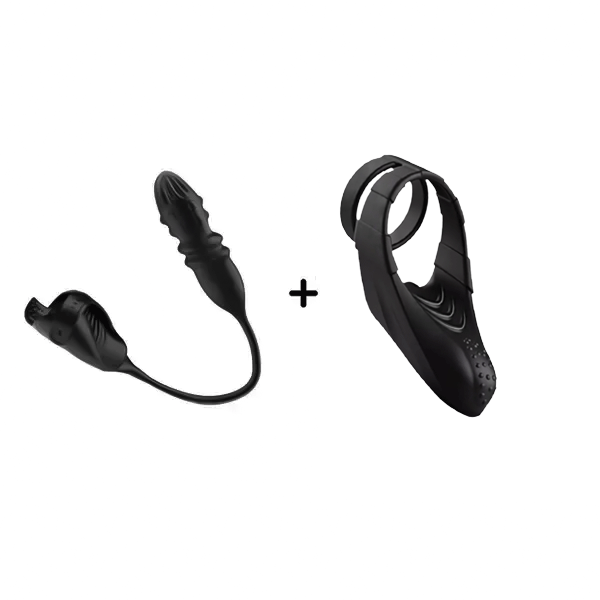 Buyging™ 7 Thrusting 7 Vibrating Glans Trainer for Intense Penis and Anal Stimulation