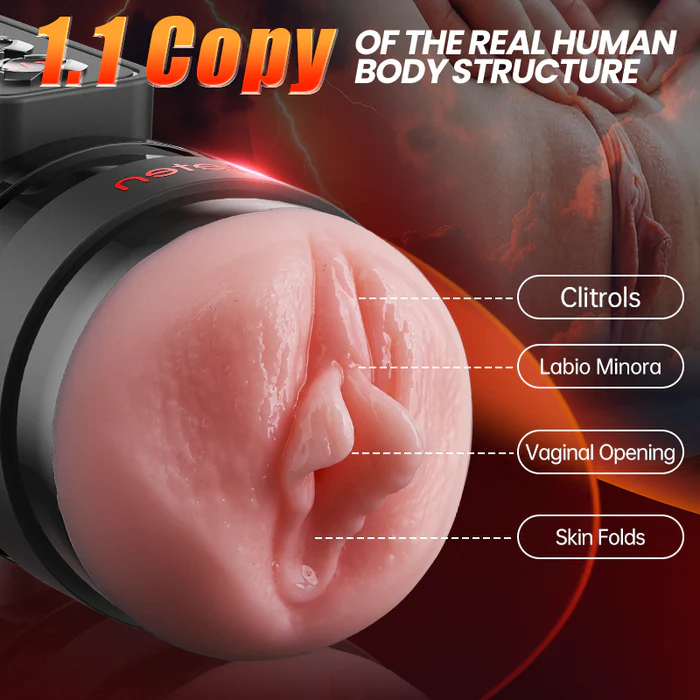 Buyging™ LETEN App Control 10 Vibrating Masturbator and Pussy Pocket