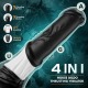 Buyging™ App & Remote Control Monster Big Dildo with 7 Thrusting & 7 Vibrating Modes 11.8Inch