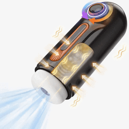 Buyging™ 10 Thrusting 10 Vibrating 3 Sucking Heating Male Masturbator