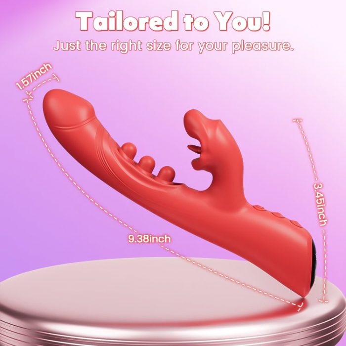 Buyging™ SATISFY 3-in-1 Kissing and Triple-Tap Vibrator – Clit & G-Spot Pleasure