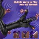Buyging™ 9 Tension Shock Flapping Thrusting Vibrating Cock Ring Anal Vibrator Dildo