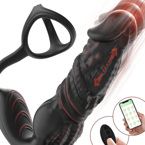 Buyging™ APP & Controller Lager Size 9 Thrusting 9 Vibrating Prostate Massager