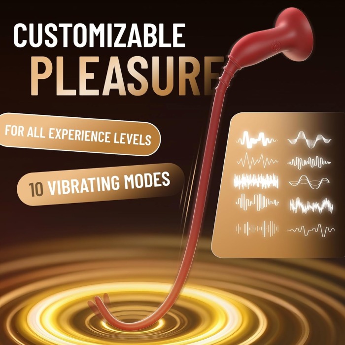 US$ 32.99 - Buyging™ Vibrating Penis Plug Urethral Sound Sex Toy 11.4 Inch 