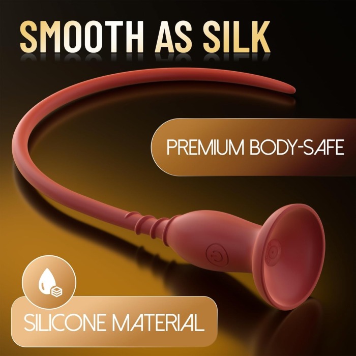 US$ 32.99 - Buyging Vibrating Penis Plug Urethral Sound Sex Toy 11.4 Inch  - www.buyging.com