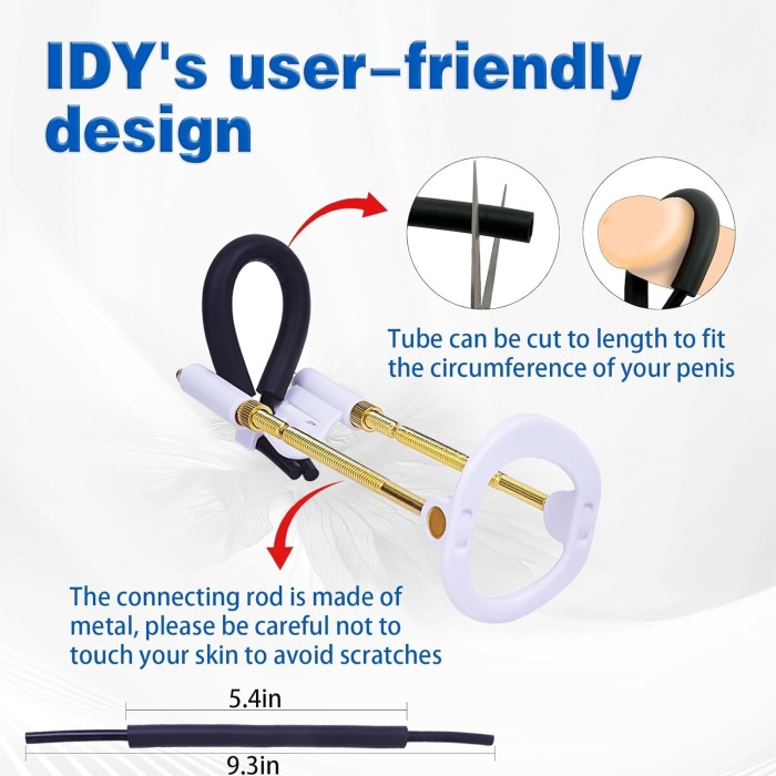 Wearable Adjustable Traction Penis Extender Stretcher Kit