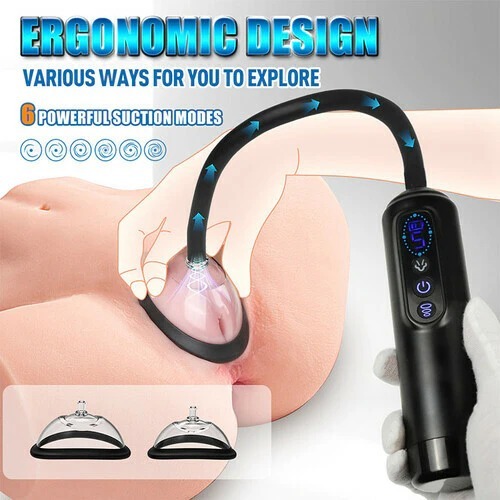 Buyging™ Automatic Vacuum Nipple Pump & Vagina Pussy Pump With 5 Cups