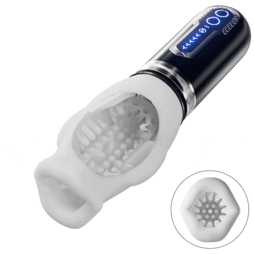 Buyging™ Tornado 3.0 Dual Motor Oralsex Analog Masturbator 7 Vibrations 5 Retractions 5 Rotations