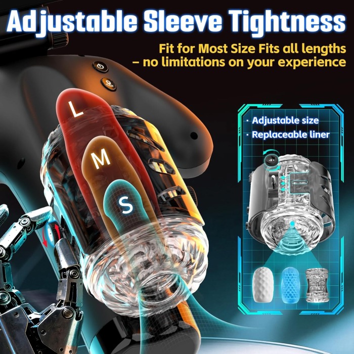 Buyging™ KING Hands-Free Male Masturbator with Adjustable Stroke & Sleeve Tightness