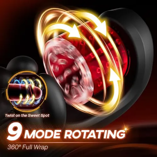 Buyging™ Finger 2.0 Penis Vibrators – 9 Vibration 9 Pinch & 9 Rotation Glans Trainer