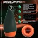 Buyging™ Realistic Textured 7 Vibrating 5 Stretching Heating Male Masturbator
