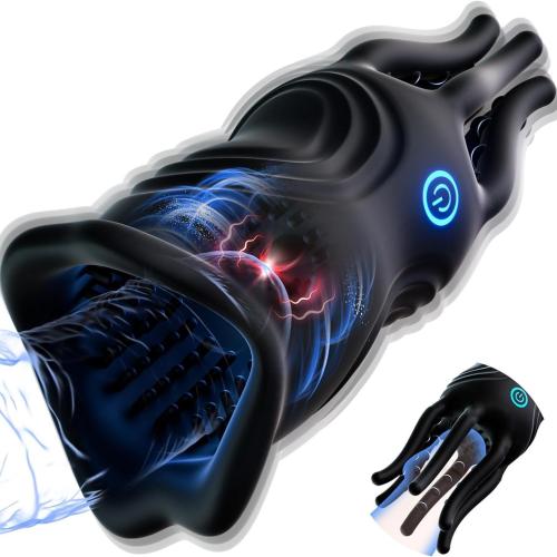 Buyging™ Sex Toys for Men with 10 Vibrations, Realistic Lips & Tentacle Texture Stimulation Stroker