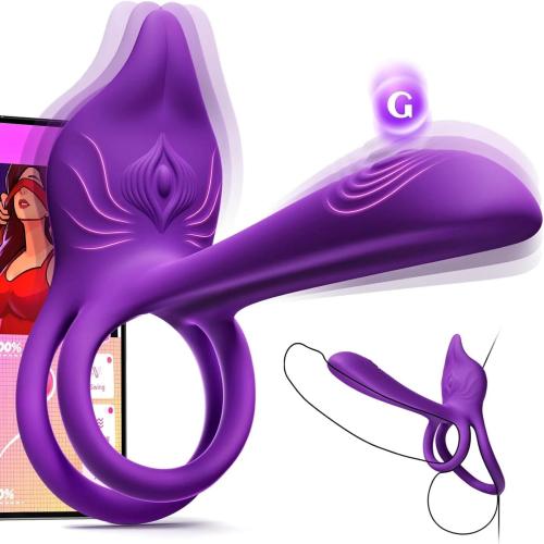 Buyging™ Fox-Shaped Clitoral Stimulator & 4.6in G-spot Vibrator With 10 Vibration Modes