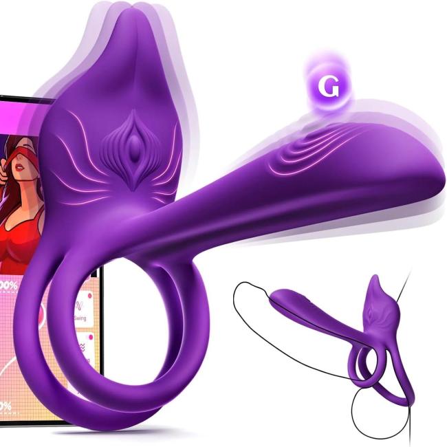 Buyging™ Fox-Shaped Clitoral Stimulator & 4.6in G-spot Vibrator With 10 Vibration Modes