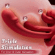 Buyging™ G-spot Vibrator With 5 Swing Rhythms & 10 Tongue Licking Vibrating Modes & Heating Function