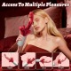 Buyging™ G-spot Vibrator With 5 Swing Rhythms & 10 Tongue Licking Vibrating Modes & Heating Function