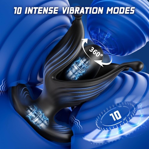 Buyging™ APP Control 10 Vibrating 10 Rotating 360° Expanding Anal Vibrator
