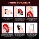 Buyging™ App & Remote Control 10 Vibration Modes Penis Cage with 5 Rings 2 Keys