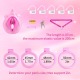 ABS Resin Chastity Device with 4 Different Sizes Rings