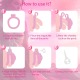 ABS Resin Chastity Device with 4 Different Sizes Rings
