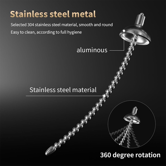 Buyging™ Electric Shock Stainless Steel Urethral Plug with Penis Ring
