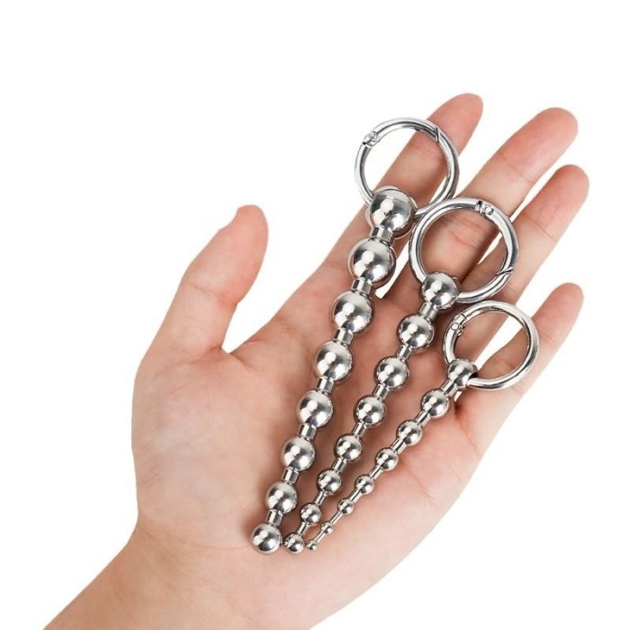 3pcs Set-Metal Stainless Steel Urethra Extra Long Catheter Urethra Plug