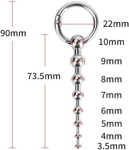 3pcs Set-Metal Stainless Steel Urethra Extra Long Catheter Urethra Plug