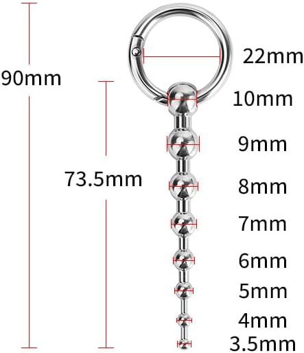 3pcs Set-Metal Stainless Steel Urethra Extra Long Catheter Urethra Plug