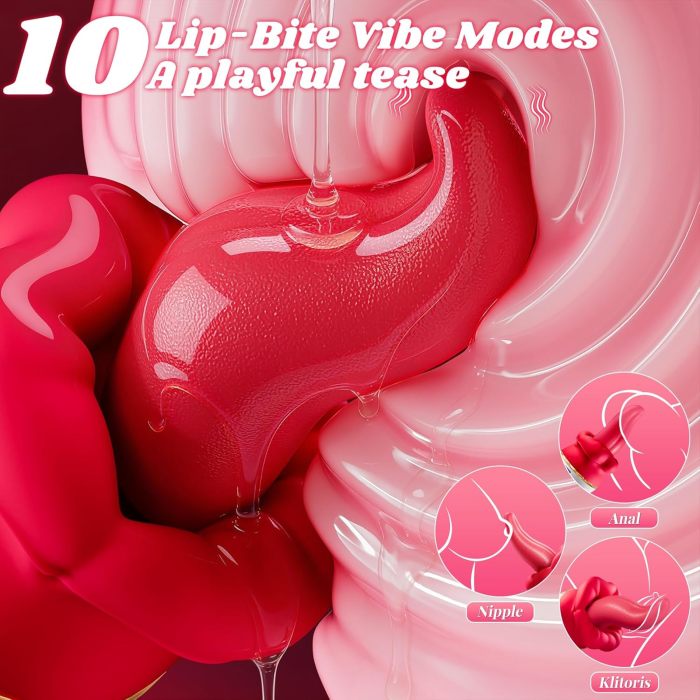 Buyging™ Women Sex Toy with 10 Wriggling & 10 Licking Vibrating Oral Sex Modes