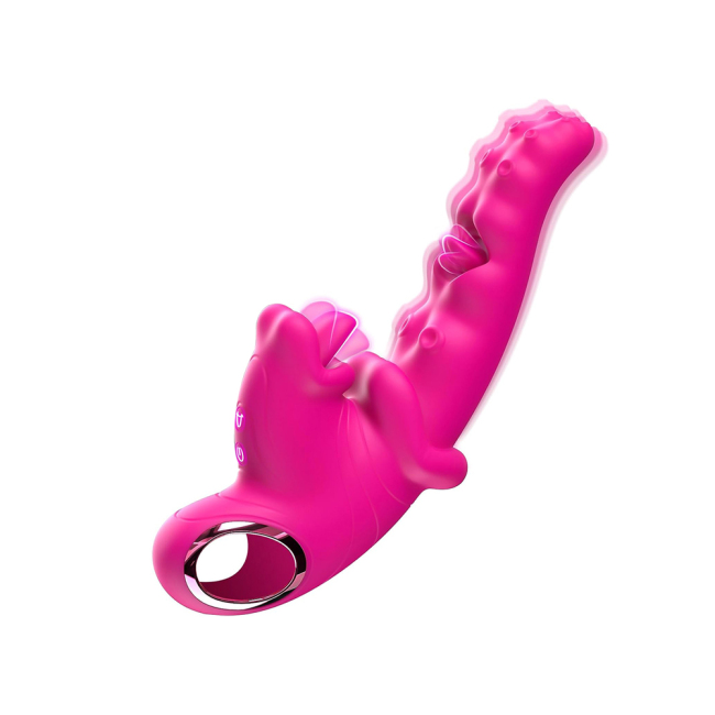 Buyging™ 10 Tongue Licking & Vibrating Realistic Tongue Vibrator for Women Pleasure