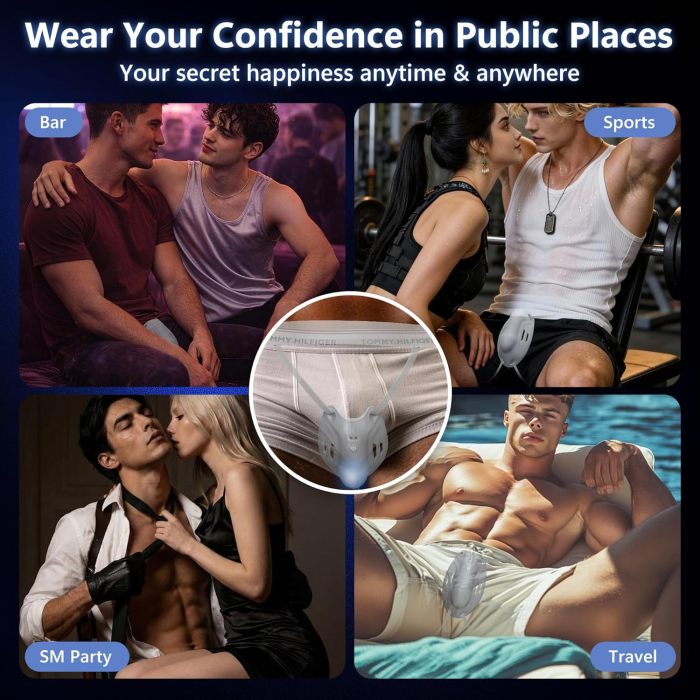 Buyging™ Wearable Penis Training Vibrator with 9 Speeds & AI Smart APP Control