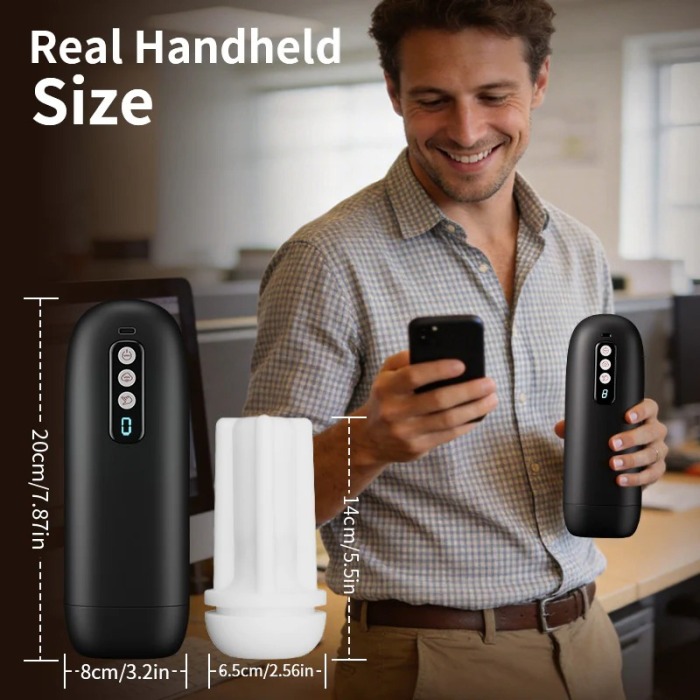 Buyging™ Mighty Suction Best Value Crystal Clear Sizing Automatic Male Masturbator