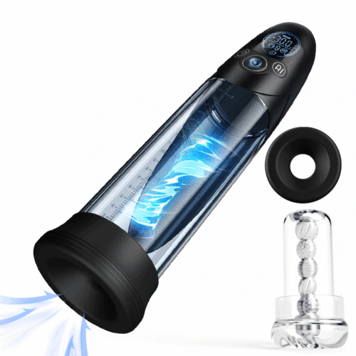 Buyging™ BathFun Pro AI Pressure-Controlled 9 Vacuum Training Penis Pump