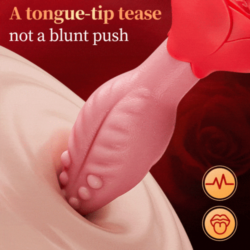 Buyging™ APP&Remote Control 9 Vibrating and 360° Rotating Anal Vibrator with Rose Base
