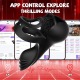 Buyging™ App-Controlled 9 Vibrating 3 Heating 360° Wrapping Penis Ring