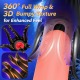 Buyging™ 9 Licking 9 Vibrating Modes Realistic Glans Stimulation Penis Ring