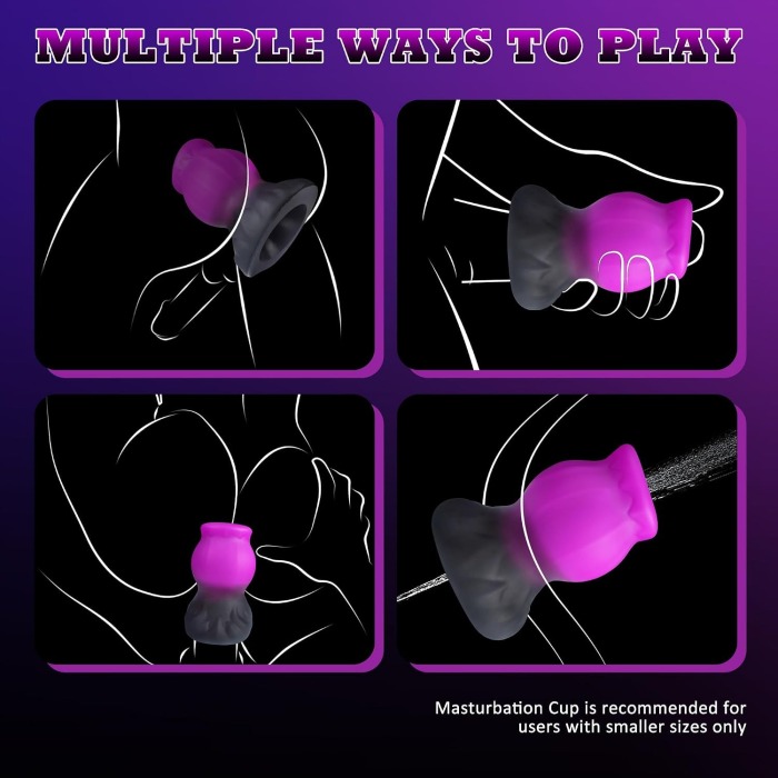 Buyging™ Liquid Silicone Hollow Butt Plug 2.7 Inches Diameter Anal Trainer
