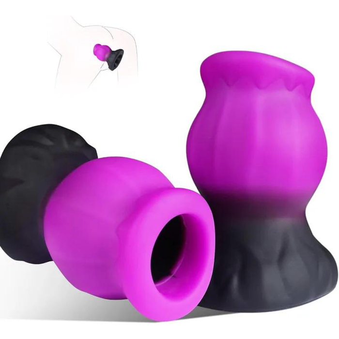 Buyging™ Liquid Silicone Hollow Butt Plug 2.7 Inches Diameter Anal Trainer