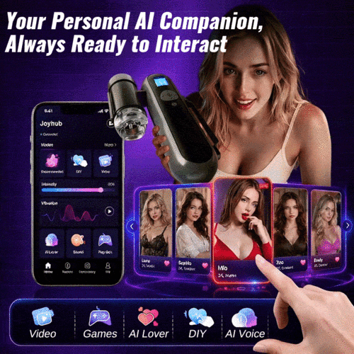 App-Controlled Interactive Masturbator Cup With 10 Vibration & 10 Piston Modes