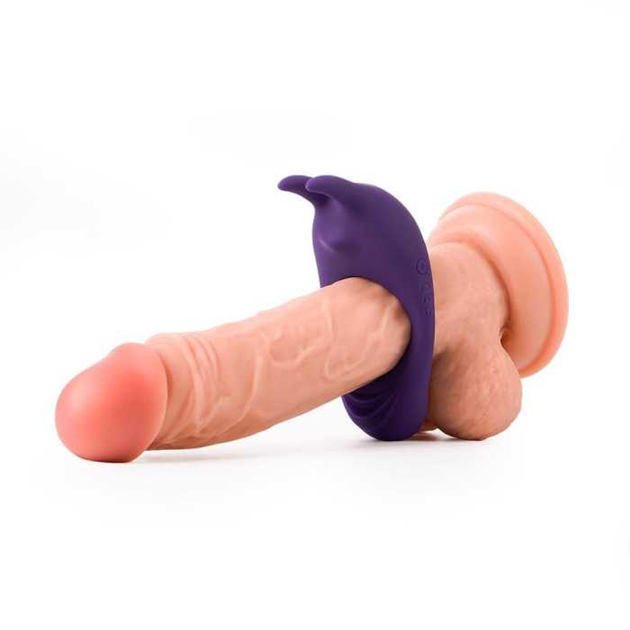 9 Vibrating Rabbit Silicone Multi-Functional Cock Ring