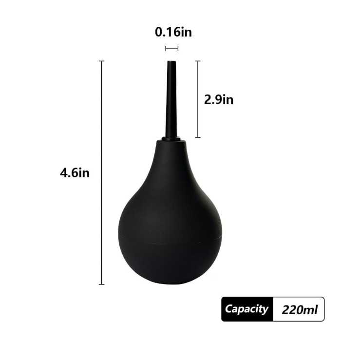 220ML Thin Tip Enema Bulb
