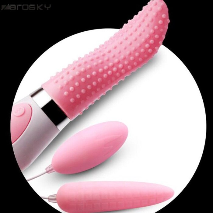 Licking Tongue Vibrator with Kegel Balls Oral Sex Products Clit Nipple Massager Sex Toys for Women Zerosky