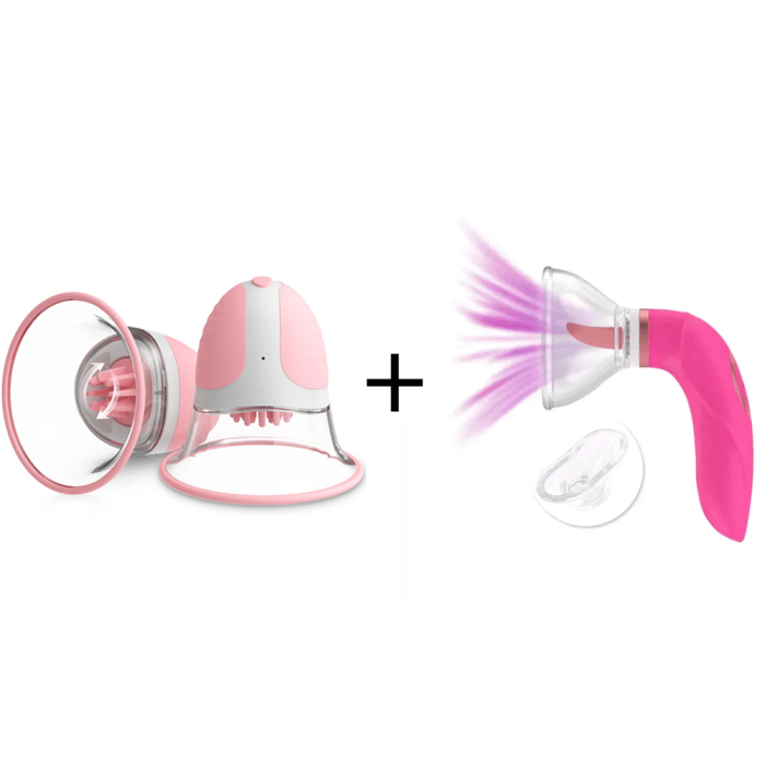 Edenlegend™ - 10 Vibration 360 Rotational Stimulation Nipple Suckers