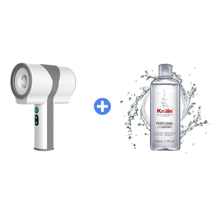 Dual-ended Automatic 5 Telescopic Rotation 7 Vibrations No Size Limit Handheld Male Masturbator