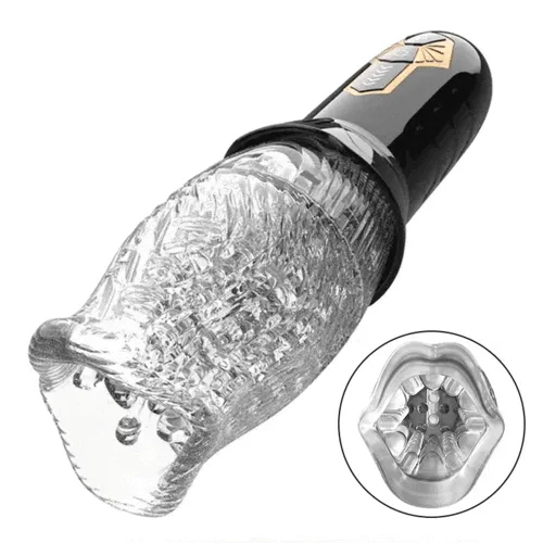 Amber-Double Egg Vibrators 5 Thrusting Rotation 7 Vibrating Oral Sex Handheld Masturbator