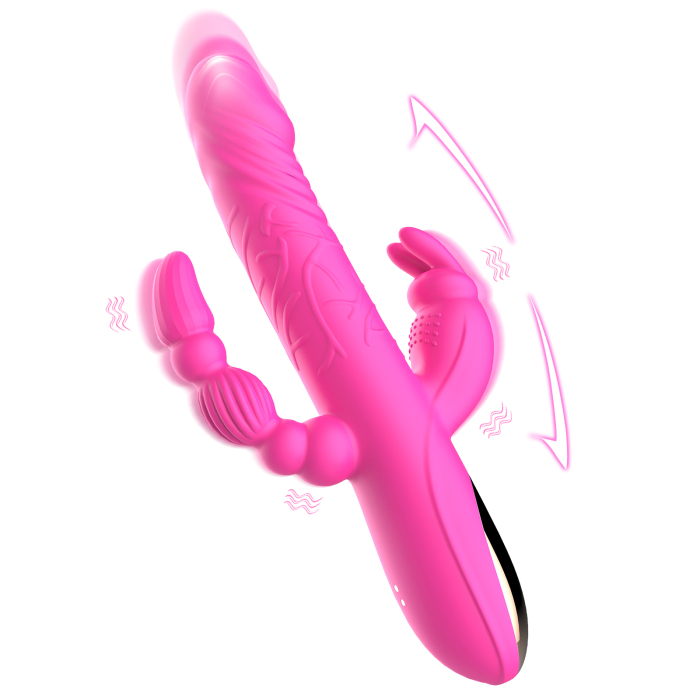 Edenlegend™ PulseThrust – 3-in-1 Vibrator with 10 Modes, Dual Vibration & Thrusting, IPX6 Waterproof
