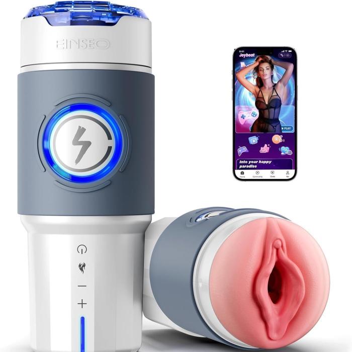 Hellofuntoys™ EINSEO AI & APP Control Thrusting Heating Male Stroker