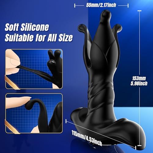 Hellofuntoys™ Remote Control 9 Tension Shock Flapping Thrusting Vibrating Butt Plug Prostate Massager