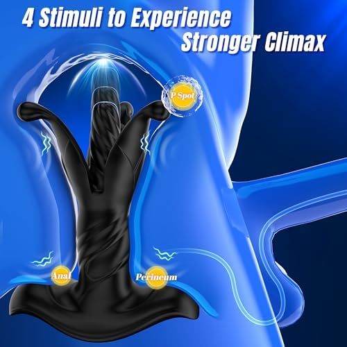 Hellofuntoys™ Remote Control 9 Tension Shock Flapping Thrusting Vibrating Butt Plug Prostate Massager